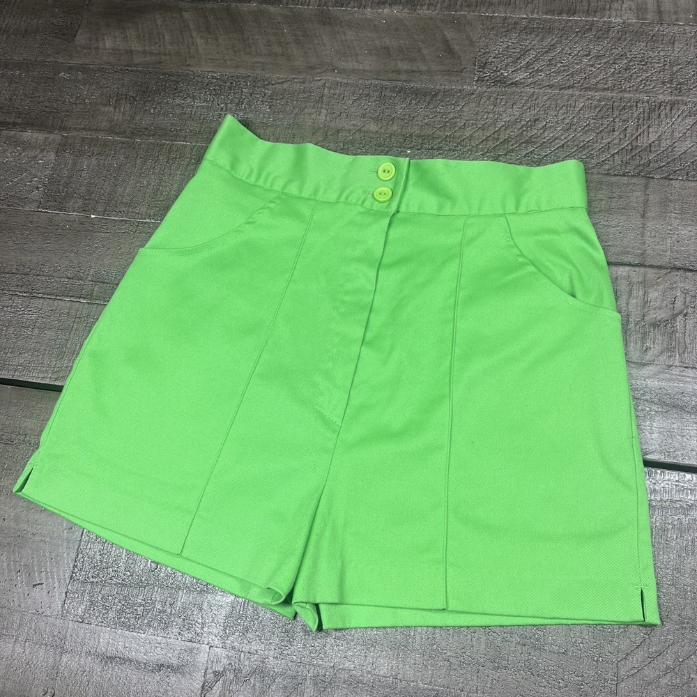 VTG Catalina Tennis Womens Size 8 High Waist Rise Shorts Side Pockets 2" Inseam